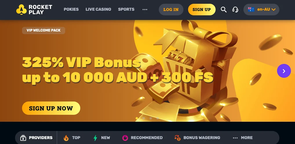 Rocket Play Casino No Deposit Bonus